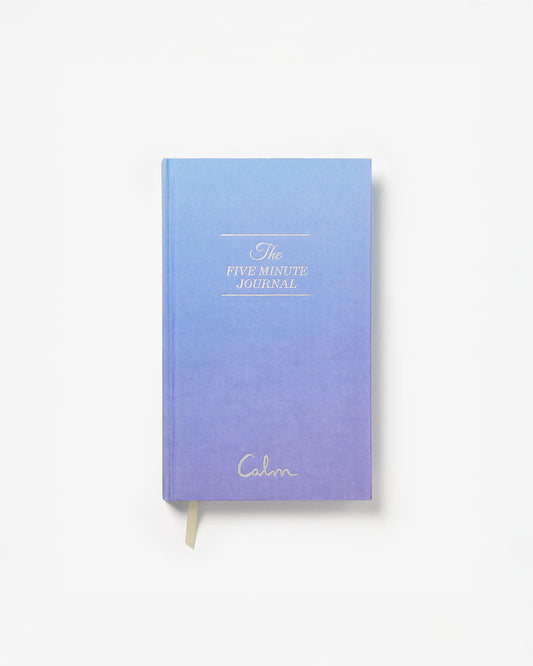 Mindfulness journal titled "Calm" by Intelligent Change, featuring a clean, minimalistic cover design for daily reflection and relaxation.