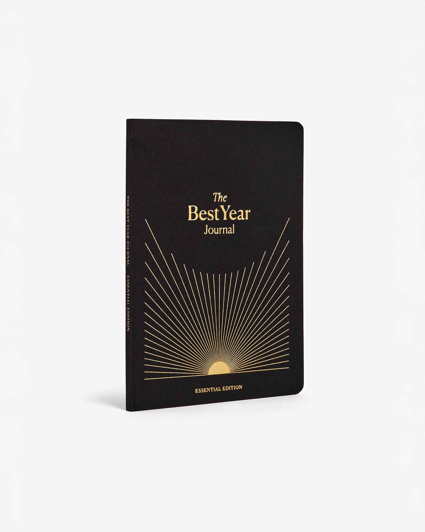 Black Best Year Journal Essential by Intelligent Change, mindfulness journal with a sleek cover, designed for daily reflection and goal setting.