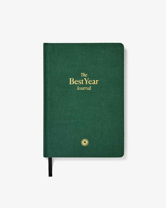 Green Best Year Journal by Intelligent Change, mindfulness journal with inspiring prompts and eco-friendly design.