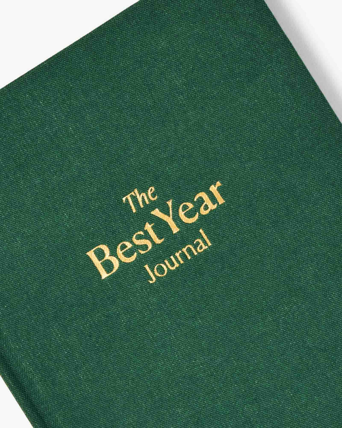 Green Best Year Journal by Intelligent Change, mindfulness planner with pages for goal setting and daily reflections.