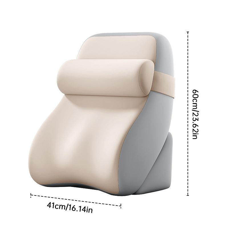 eprolo large memory foam reading pillow with adjustable backrest for comfortable relaxation in bed