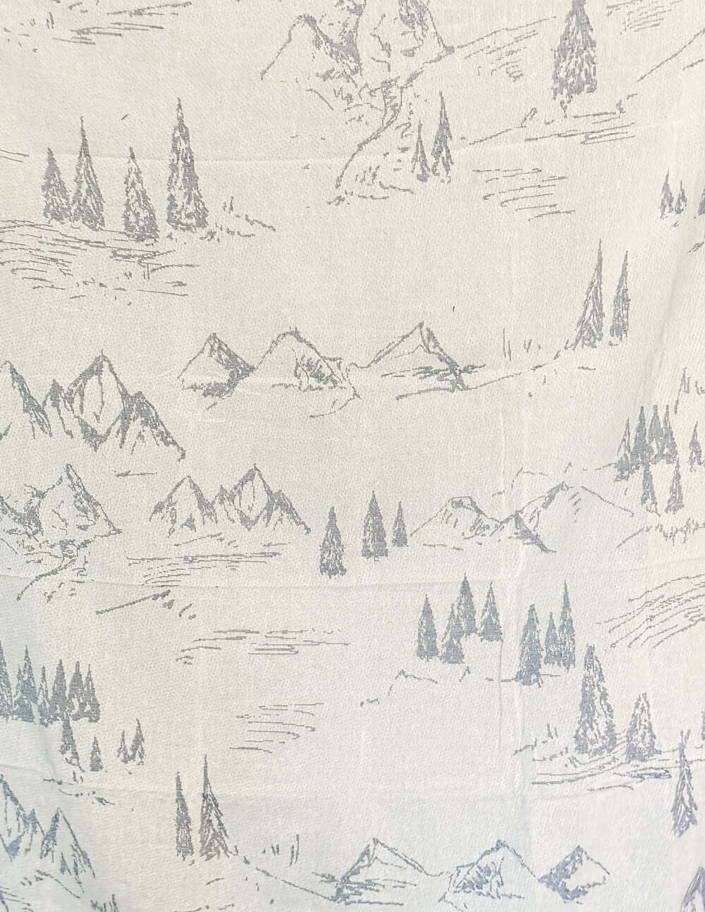 Elevated Faith mountainscape throw blanket featuring a scenic mountain design in soft, cozy fabric for comfortable home decor.