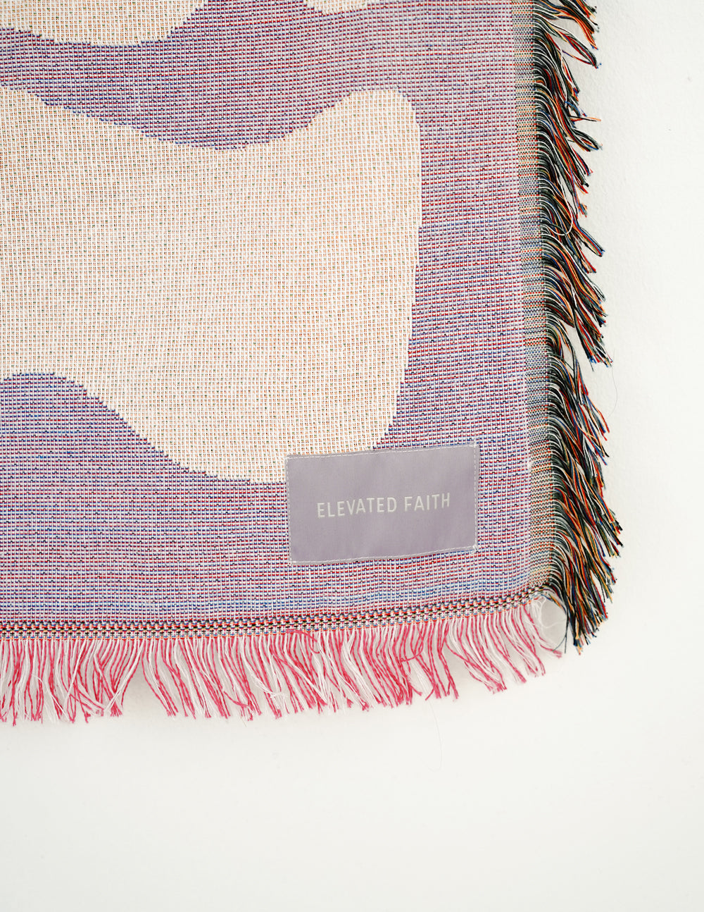 Elevated Faith Peace throw blanket with soft fabric and calming design, perfect for cozying up on the sofa or bed.