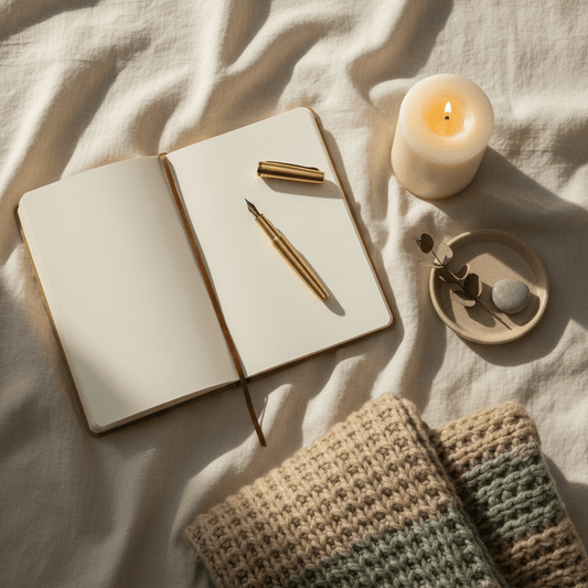 The Quiet Night candle by The Still Room Co., featuring a calming, minimalist design in a glass jar with a white wax finish.
